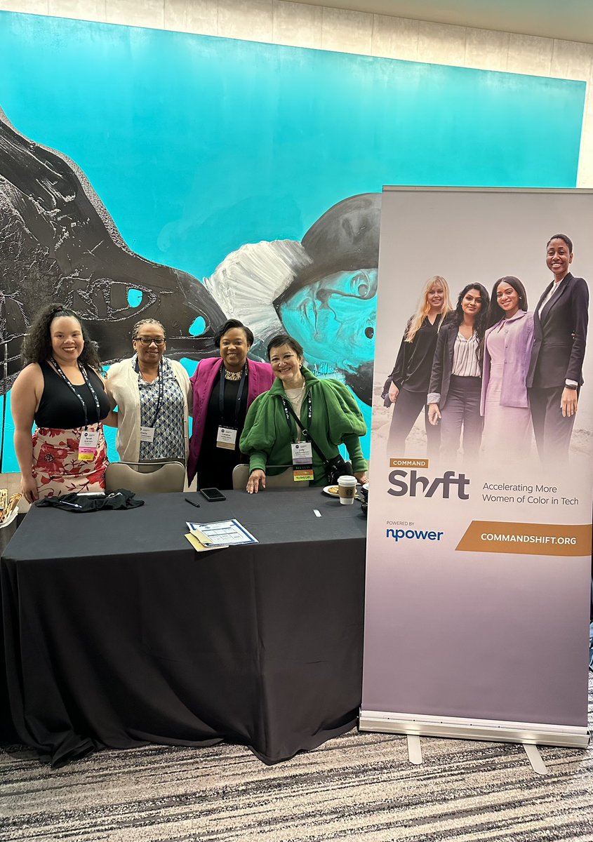It was great to see our friends at @NpowerOrg during the SIM Women Leadership Summit! 🤝 #WomenInTech #Leadership #CommandShift #SIM