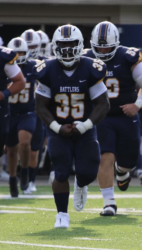 I am blessed to say that I received my 1st offer from Alderson Broaddus University! Thank you <a href="/CoachTLeavitt/">Tate Leavitt</a> for this opportunity!  <a href="/ABFootball/">Alderson Broaddus Football</a> ⚔️⚔️ #GoBattlers