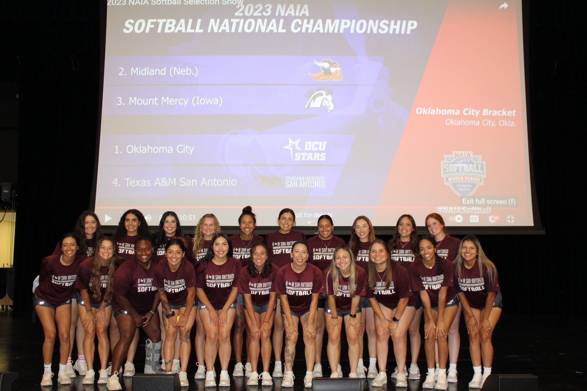 @TamusaSoftball was selected as the 4th seed in the Oklahoma City NAIA regional round. Game day information to follow. #pawsup