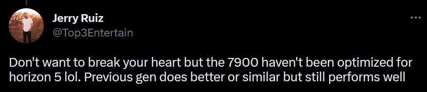 TheBinaryRunner's tweet photo. @Top3Entertain @SapphireTech @msigaming @NVIDIAGeForce @AMD @LisaSu 🤣You don't achieve that with your second comment. Especially when your results fall in line with others. I'm trying to understand, but yeah seems contradictory. https://t.co/mL3JT76QiU