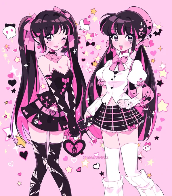 draculaura + alt fashion inspired by misa amane 