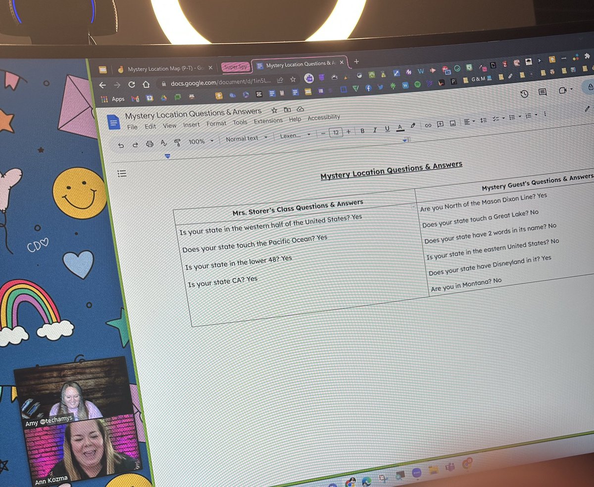 I ❤️ leading this session! It’s called I’m an International Super Spy, & in it we 🔎 how to get connected with others, including using @MicrosoftFlip! Then we end it by playing a game of #MysterySkype! Our mystery guest today was @annkozma723!! Thank you for joining, friend!!