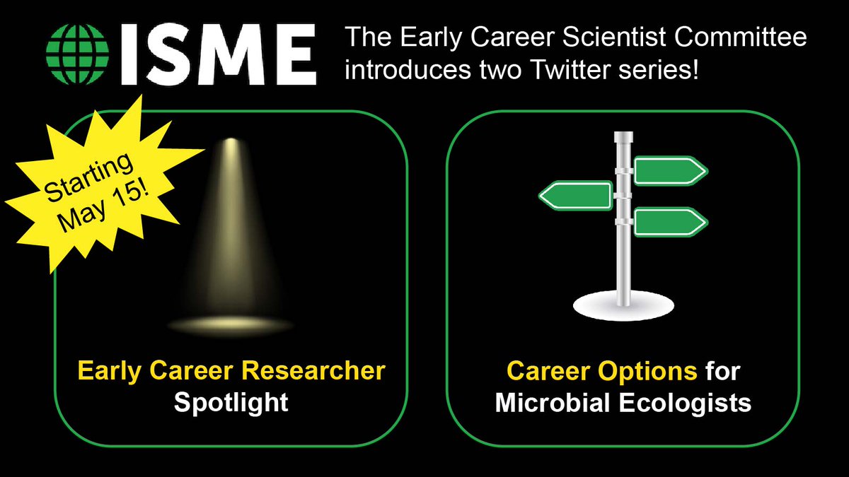 ISME - International Society for Microbial Ecology (@isme_microbes) on Twitter photo The ISME Early Career Scientist Committee introduces two new Twitter series!
If you want to nominate someone for either series, please use the following nomination form: forms.gle/nojoL7cBCAVqtL…
These posts will be cross-posted on Mastodon @ISMEmicrobes@wisskomm.social The ISME Early Career Scientist Committee introduces two new Twitter series!
If you want to nominate someone for either series, please use the following nomination form: forms.gle/nojoL7cBCAVqtL…
These posts will be cross-posted on Mastodon @ISMEmicrobes@wisskomm.social