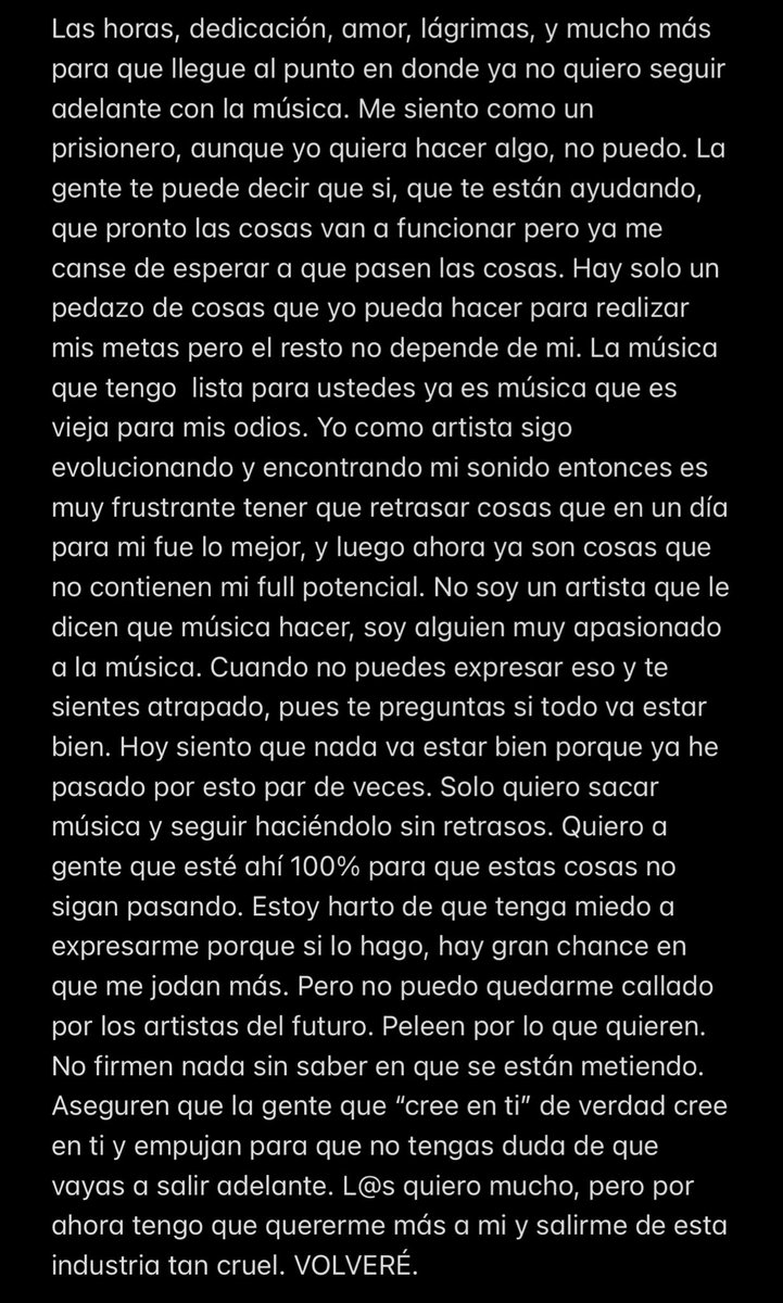 Gracias por todo. VOLVERÉ.