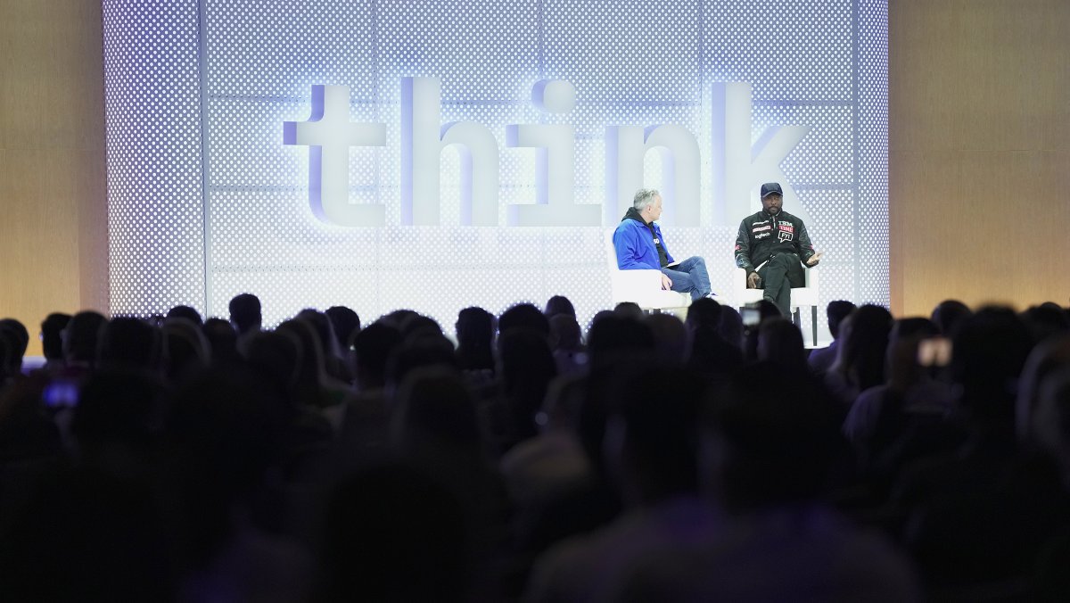 IBM's tweet photo. 📱 Tech entrepreneur
🌟 Cultural innovator
🤲 Dedicated philanthropist

@iamwill brought @FOCUSYOURIDEAS to #Think2023 to discuss his latest endeavor. Who’s ready to experience the platform known as the ultimate productivity tool? 🙋🏾 https://t.co/UxHLJfzff7