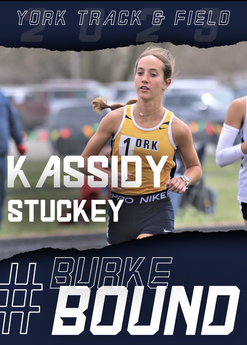 YorkDukeTandF's tweet photo. .@StuckeyKassidy will be busy at Burke! She is the district champion in the 1600m run!! #yorkdukes @layton_oberle https://t.co/XHuIp1btHr