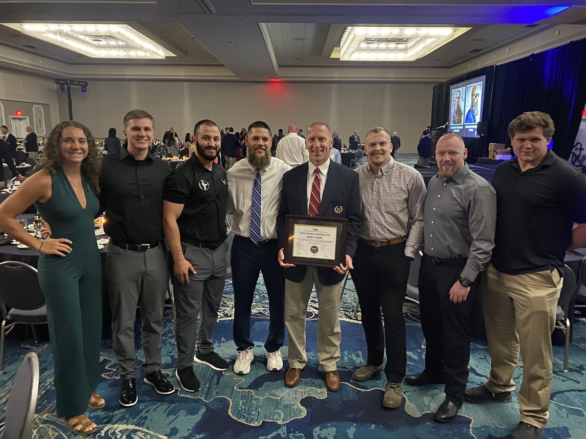 A big congratulations to the Director of Strength and Conditioning, Joe Quinlin on officially becoming a Master Strength and Conditioning coach! 1/310 in the world!