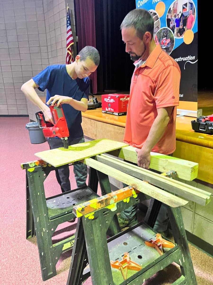 TRMSFalcons's tweet photo. Thank you, @FHS_GoPats construction and carpentry teachers for showing your classes to out students. Now a Falcon, but soon a Patriot! #ignitelearningBCPS #allinBCPS https://t.co/K8yxioXd4C