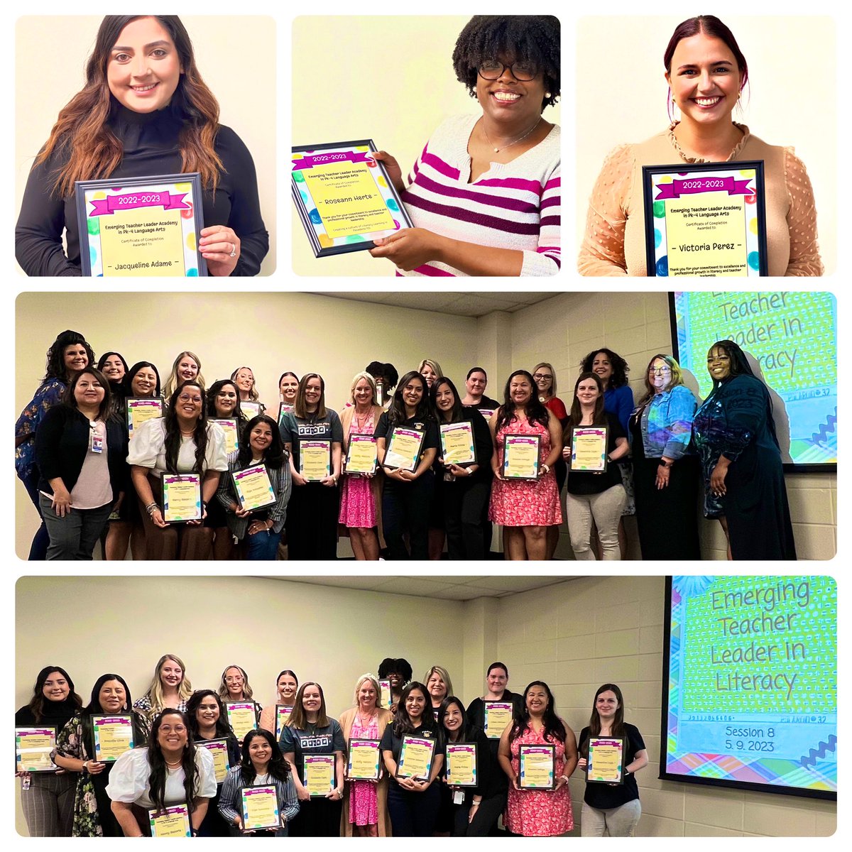 That’s a wrap for the 22-23 #PISDETLA in LAR cohort! 🌟These educators surpassed our expectations this school year! It has been a privilege to watch them grow! #PISDLAChat <a href="/PasadenaISD_TX/">Pasadena ISD</a> is lucky to have each and everyone of you!
