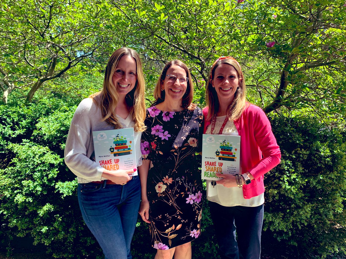 K3withMrsB's tweet photo. A beautiful day to celebrate literacy! 🌷Time spent with @mariapwalther @LFosterreads and Jen Meier was amazing, as always. Thank you for having us @hwtears! https://t.co/RB6KxJr3K2