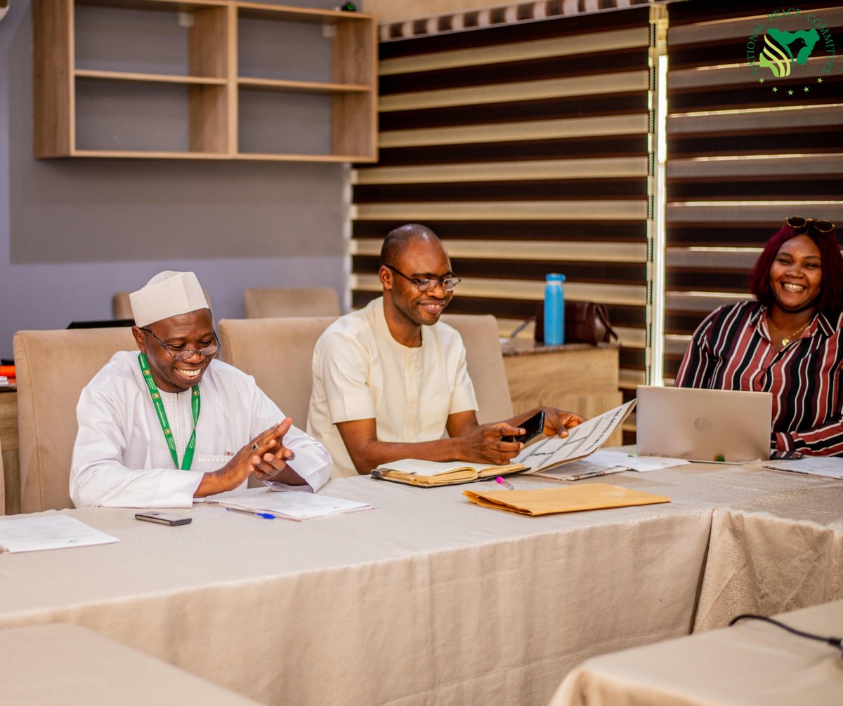KukahCentre's tweet photo. The Secretariat of the NPC, TKC, met with the Nasarawa State Peace Committee, on May 9, 2023. Led by Mr. Emmanuel Nkanta, the team presented on the Committee Ethics and instruments of peace fundamental to the Committee. 

#NPC4peace #SwissEmbassy #TKC4peace #Nasarawa4peace https://t.co/7eCeOgfLfq