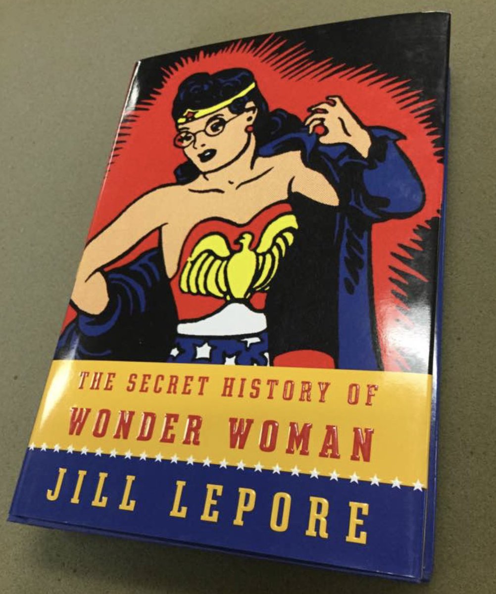 PalmeriJoAnn's tweet photo. #SpecialCollections Image-A-Day📚
The Secret History of Wonder Woman (2014) by Jill Lepore (#HistSci Collections @OU_Libraries) #OTD #HistSTM #SecondarySources #WonderWoman  #EverythingHasAHistory https://t.co/8LRkH2IeAx