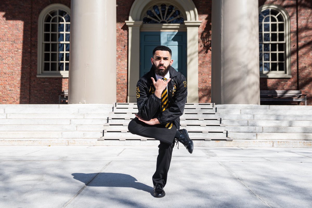 JeanieJ69's tweet photo. During his sophomore year @DrakeJohnson joined #alphaphialpha - the oldest of the #devine9. Notable members include MLK Jr., W. E. B. DuBois, Cornel West &amp; Duke Ellington to name a few. The Rho Nu chapter serves #Harvard #MIT #Tufts #Babson. #1906 #ΑΦΑ #ACE #16daysuntilgraduation https://t.co/3pzSW4Ccgp