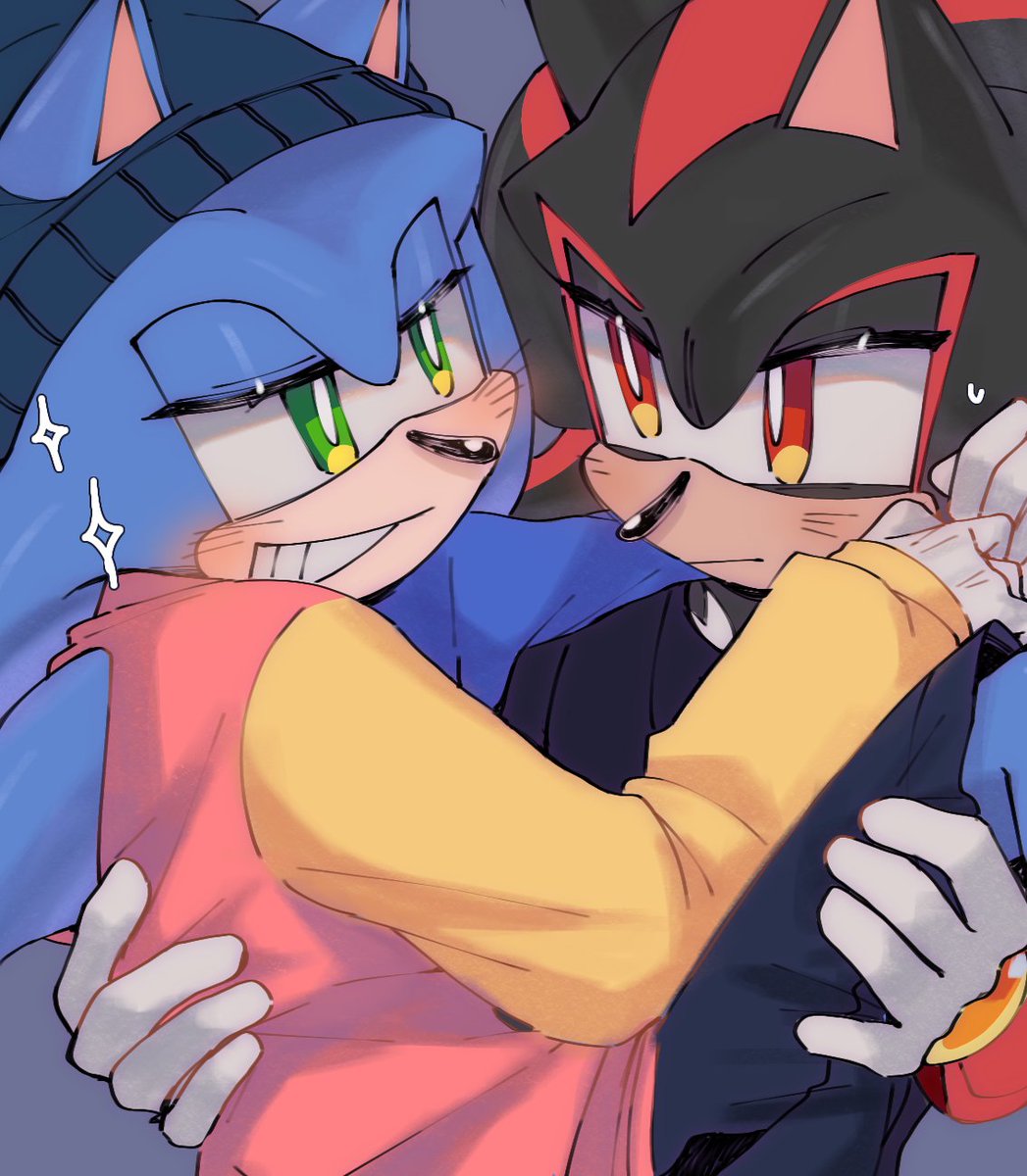 Sea口モ on X: the idol! Sonic x bodyguard! Shadow au's of