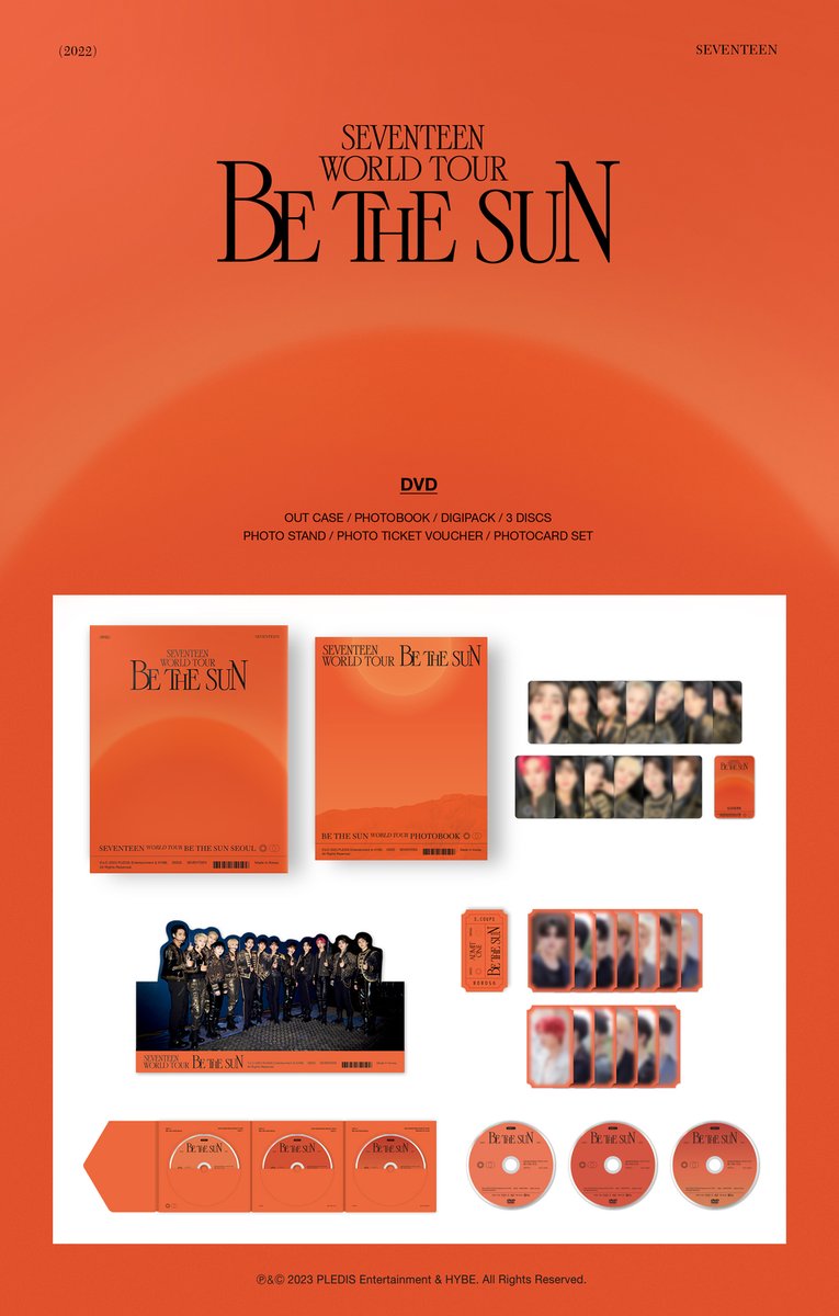 SEVENTEEN BE THE SUN dvd \u0026 tour diary