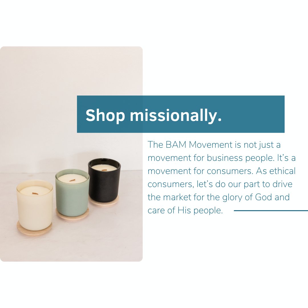 With important holidays and events just around the corner, let's think about how we can join the BAM movement as consumers! Link to your favorite ethical shops and mission-driven businesses below to spread the word! 

#BusinessAsMission #ShoppingBAM