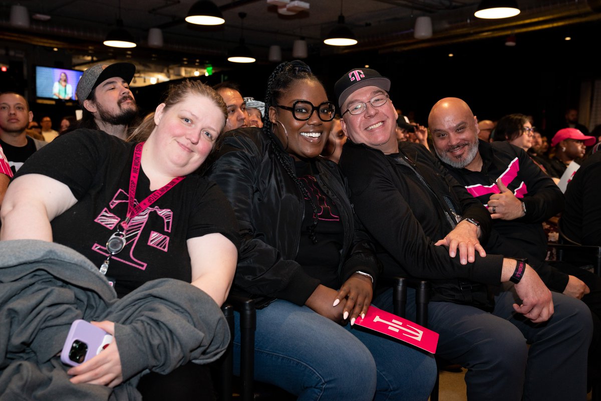 Our @TMobile all-employee meetings show the talent and passion of everyone on #TeamMagenta. I'm especially proud of the @TMobileBusiness crew working together to make a difference for business and government customers across the country!