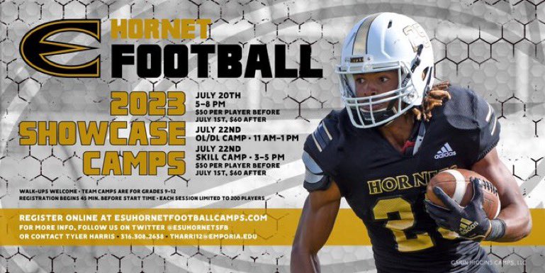 Big thank you to <a href="/Coach_Kizewski/">Caleb Kizewski</a> for the campus and camp invite! <a href="/pinecreek_fb/">Pine Creek Football</a>