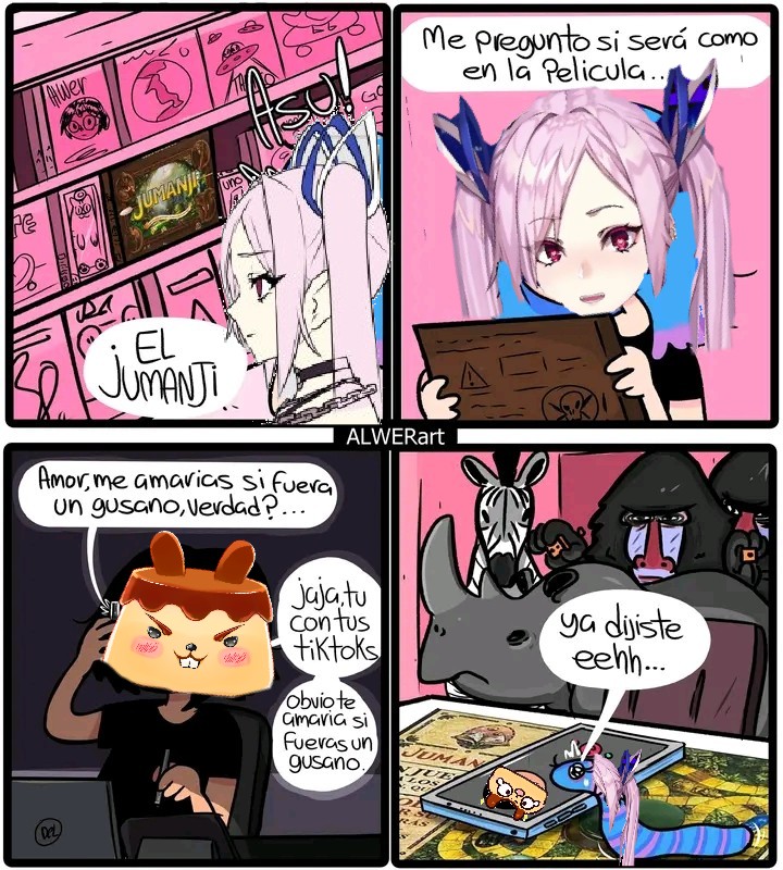 #Haharuma
Viendo el último stream de Sezia se me vino a la mente esto jejeje🪱🔗