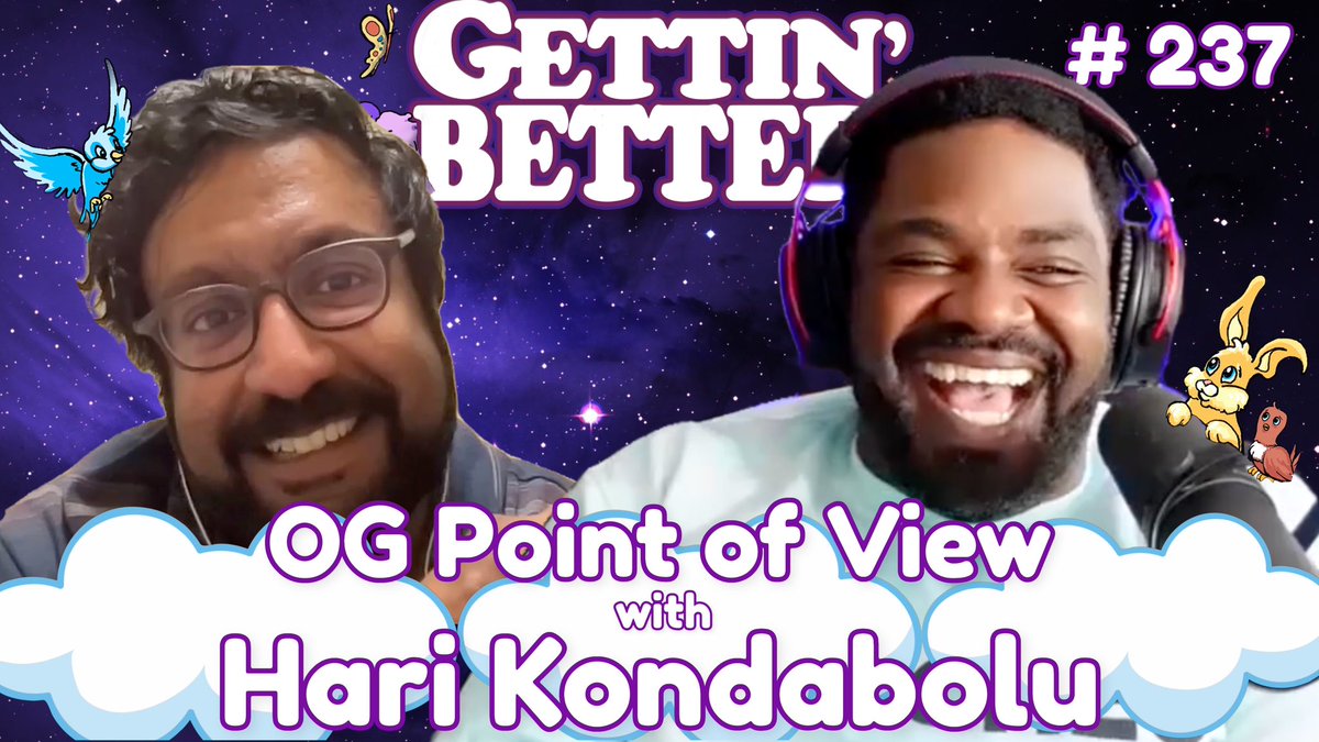 A brand new episode of Gettin’ Better is out now! 

We chat with <a href="/harikondabolu/">Hari Kondabolu</a> about South Asian comedy, Hank Azaria, growing up in NY, pickleball, and how Hari is #GettinBetter

iTunes: apple.co/2QMmwMo
Spotify: sptfy.com/L3uB 
YouTube: m.youtube.com/user/ronfunc1