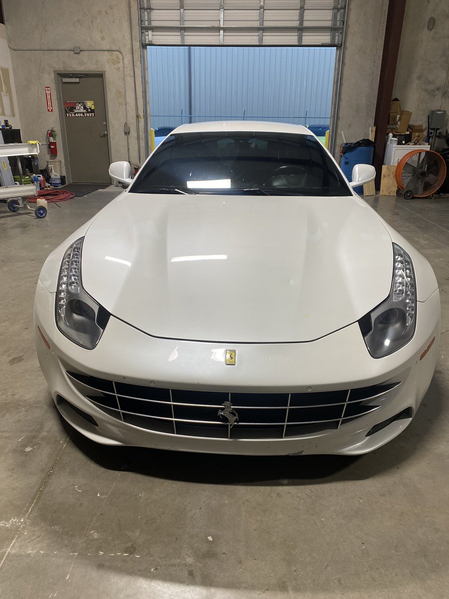 We are very excited to be part of fixing this 1 of 1 Ferrari FF.  No Blending using all Pre Painted Autobody Parts from ReveMoto.com