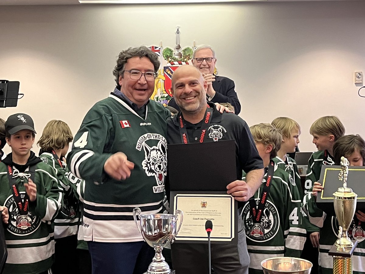 notlsoccer's tweet photo. Congratulations to the @NOTLWOLVES U11 team recognized by @Town_of_NOTL tonight for their amazing run at the @omhahockey championship this spring https://t.co/RphWqFD6lI