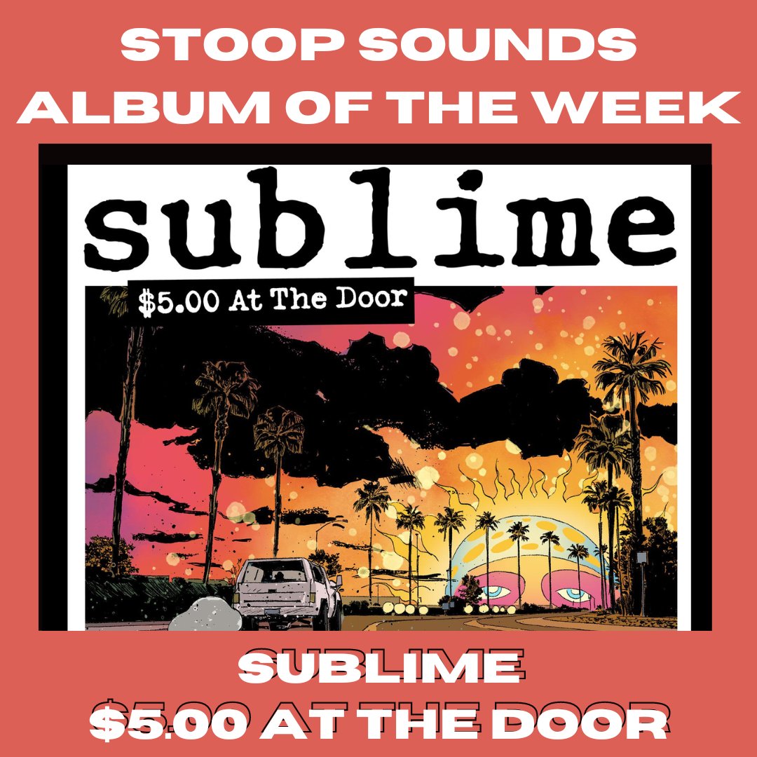 Stoop_Sounds's tweet photo. This week's #stoopsounds album of the week is $5.00 At The Door, the new live album from @sublime
I've had the song badfish on repeat all week! Check it out 🔥
https://t.co/ggM4on8UrO #sublime #5dollarsatthedoor #newmusic #philly #punk #ska #skate #skatepunk #orchardambassador https://t.co/QYYHbOxkEu
