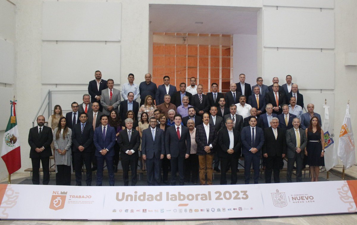 Este día asistí al <a href="/MuseoMARCO/">@MuseoMARCO</a> en #Monterrey al evento de #UnidadLaboral2023 donde participaron los principales actores del medio, así como el Gobernador de <a href="/nuevoleon/">El Gobierno de Nuevo León</a> <a href="/samuel_garcias/">Samuel García</a> y el Secretario del Trabajo en #NL <a href="/federicorojasv/">Federico Rojas</a> 
<a href="/canacarmexico/">CANACAR</a> #FrenteALosNuevosTiempos