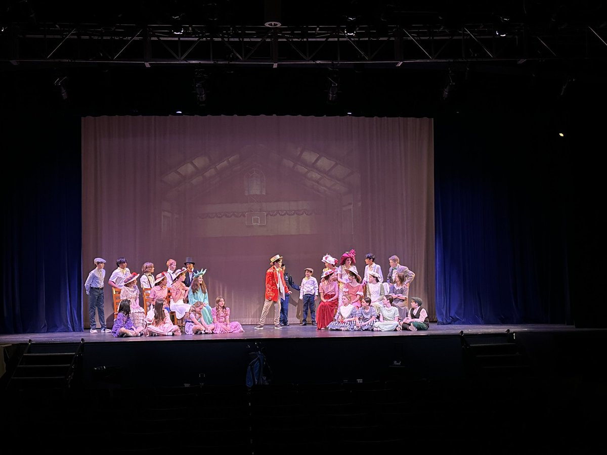 MrsNewellMusic's tweet photo. May I have your attention please! THREE days until we open!  Get your tickets and join the band. #marchingstillrighttoday @olwschoolAH https://t.co/X2KNCb4cAt