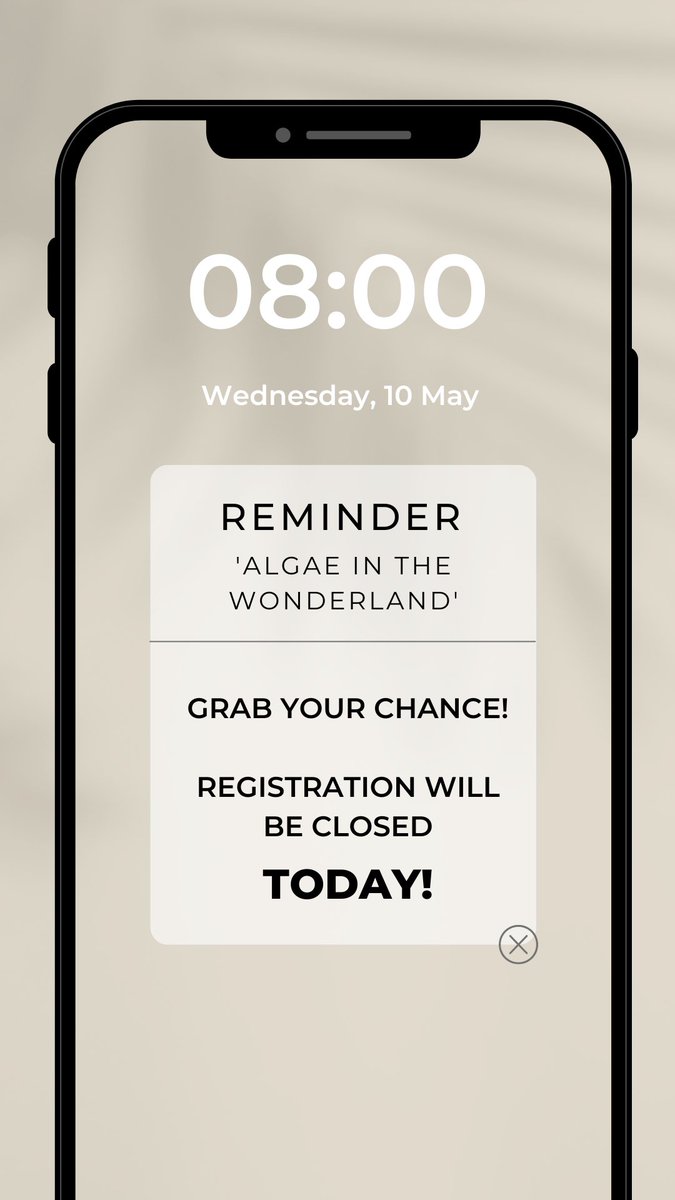 um_acs's tweet photo. Registration will be closed TODAY!

Theme: Algae in the Wonderland
Date: May 12th, 2023 (Friday)
Time: 11am-1pm
Venue: Staff Lounge, Lv2, Bangunan Makmal Kimia, Universiti Malaya

Click on the link below to sign up:
https://t.co/Ukhiiw8nBU

#EarthDay2023
#CCEW
#acsum https://t.co/oNQVdHIX0p