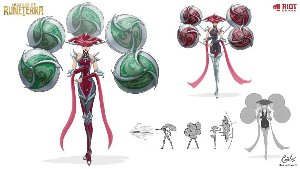 Spideraxe on Twitter: "Legends of Runeterra Zinneia, Steel Crescendo