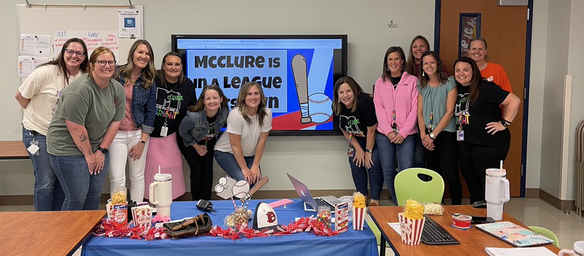 Today we reflected on the past… Focused on finishing strong and hit a home run planning for our future! ⚾️ 
McClure…A League Of Our Own! <a href="/McClureMarshals/">McClure Marshals</a> #mccluremarshals