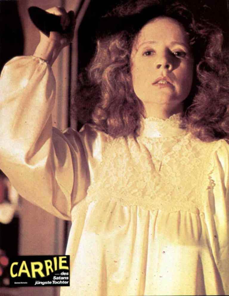 On November 3, 1976, Carrie was released. #Carrie #StephenKing #BrianDePalma #SissySpacek #AmyIrving #WilliamKatt #NancyAllen #JohnTravolta #BettyBuckley #PJSoles #PiperLaurie #Fangoria