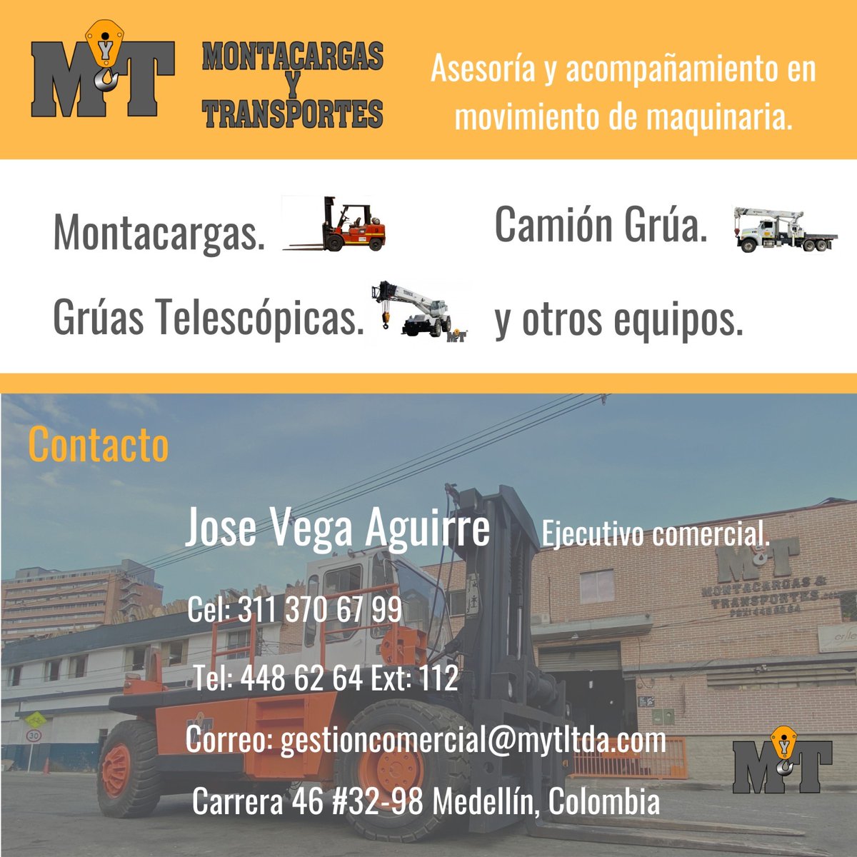 @montacargasytransportes_  contactanos somos tu mejor opción.