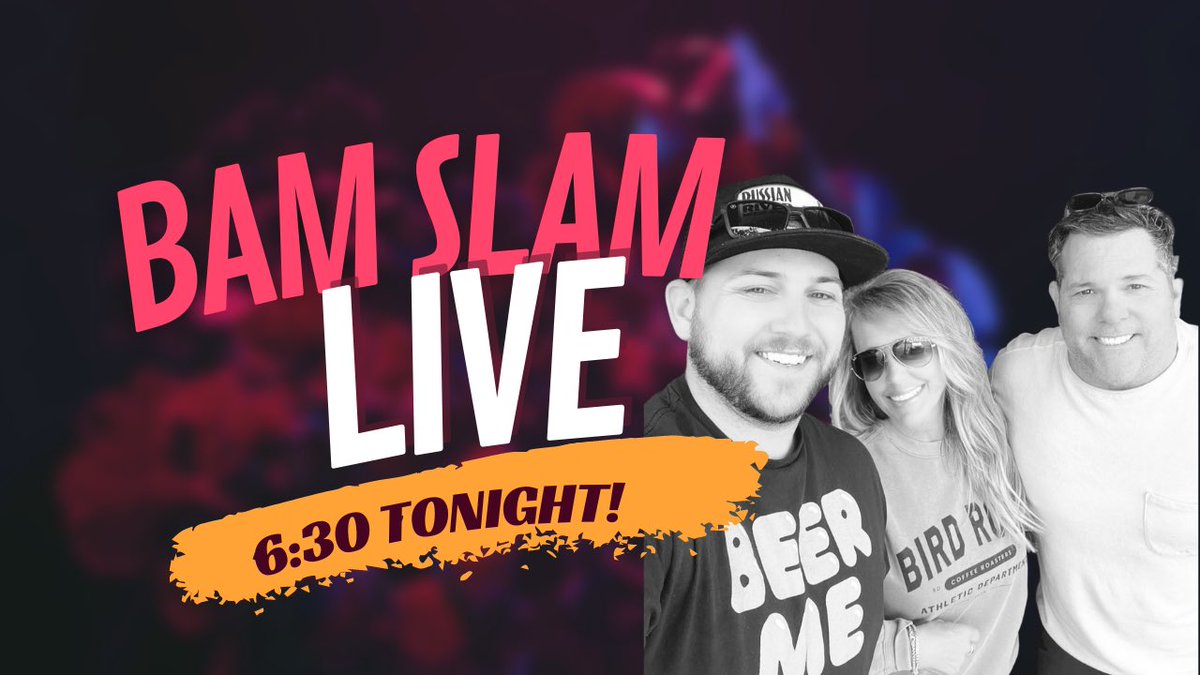 BamSlamPod's tweet photo. Coming up in 15 minutes! 

Watch on twitter or YouTube! 

@TheLouisCosta | @AlliRat7 | @Fletchsports 

https://t.co/lAPep9crHW https://t.co/x5whpGnpcc