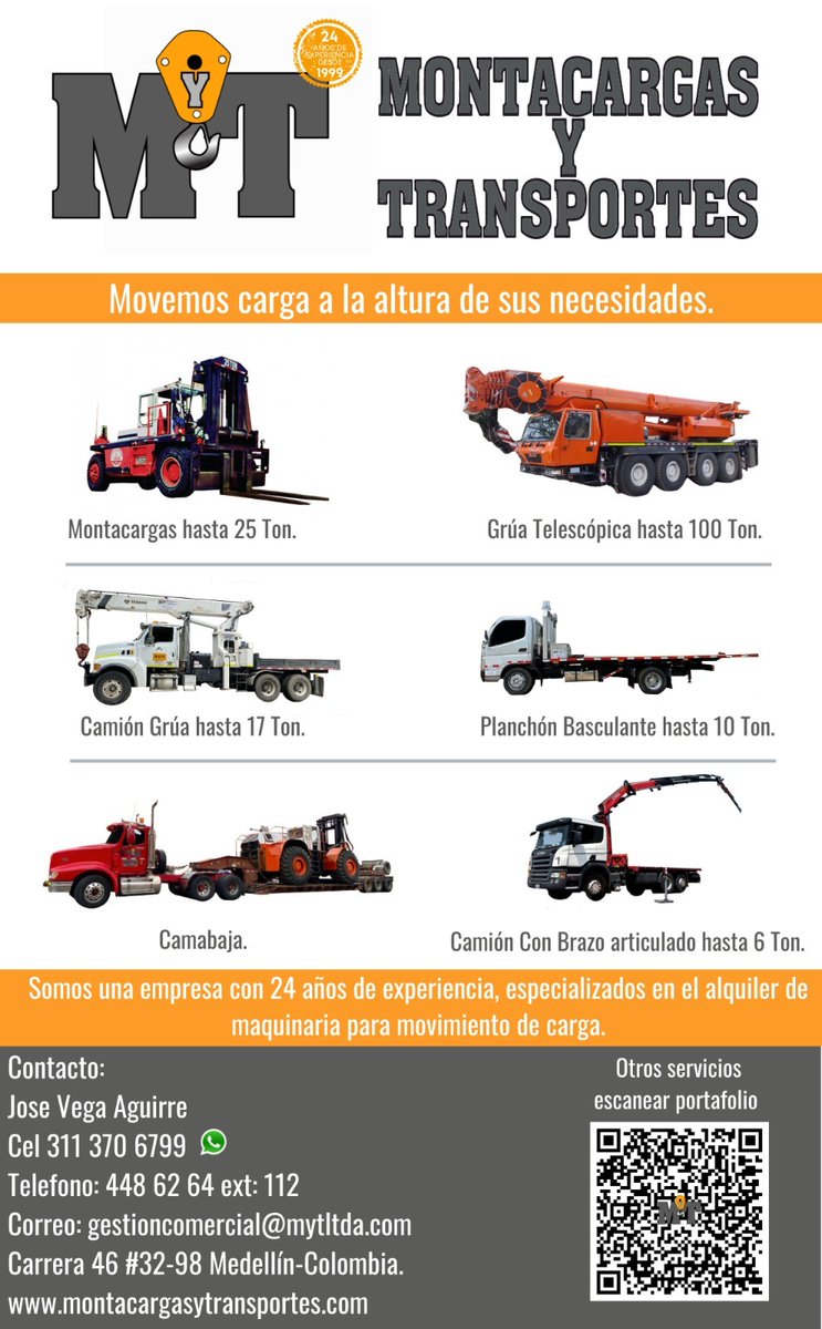 @montacargasytransportes_  contactanos somos tu mejor opción.