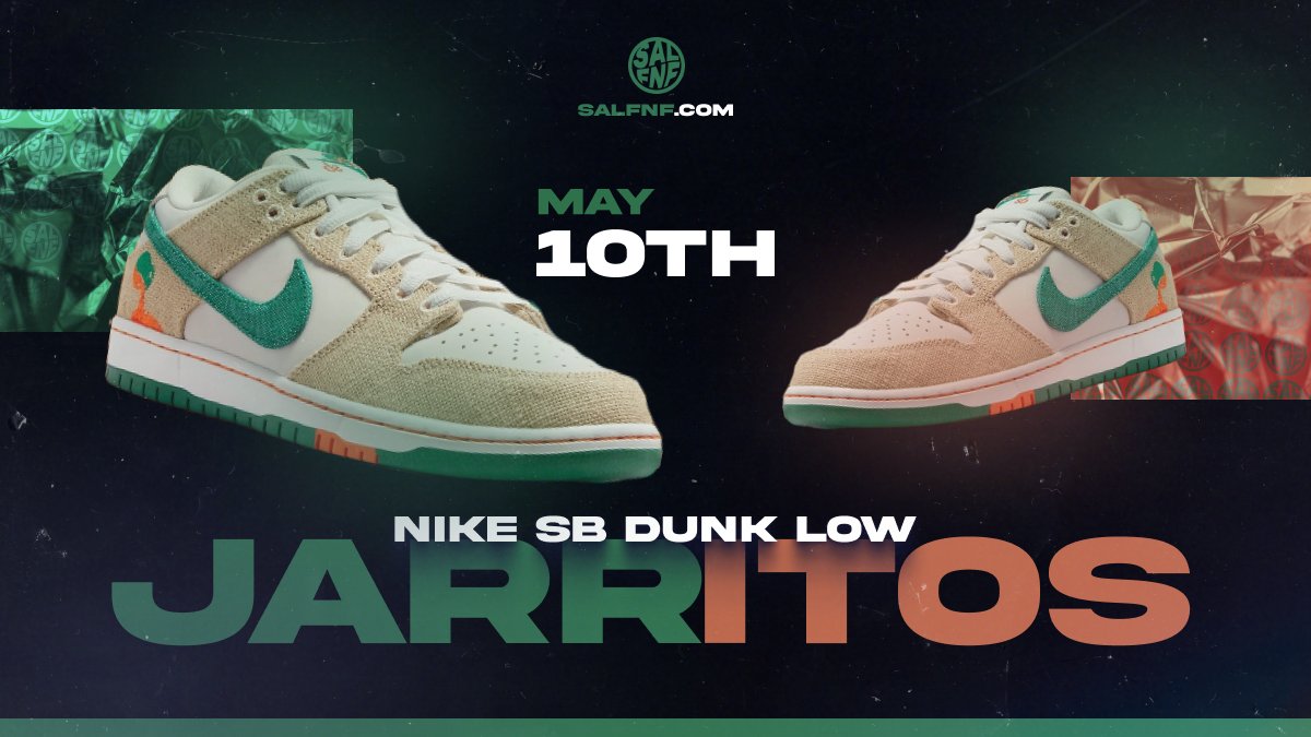 The Nike SB Dunk Low 'Jarritos®' releases tomorrow. Our members have access to exclusive in-house @RichProxies and handmade Nike accounts for the ultimate edge. Join us and step up your game. 🔥 Join the SalFNF Lobby now to secure your pair!👉 discord.gg/jMVAuFNxr
