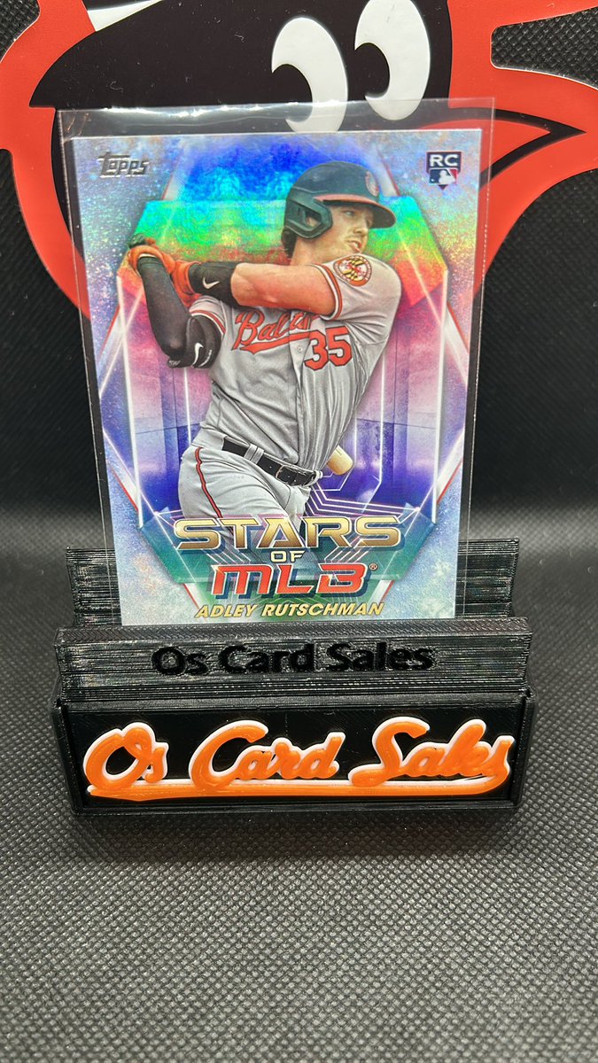 OsCardGiveAways's tweet photo. O’s win! Lets do two! Like retweet and be a follower. I’ll select two winners tomorrow around 2:30pm EST. The first winner receives the custom Grayson the second winner receives the Adley. #Birdland https://t.co/gBHsvsE1VY