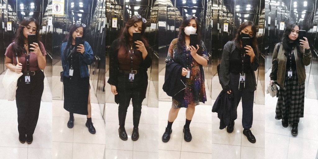 documentation of me looking regular at work