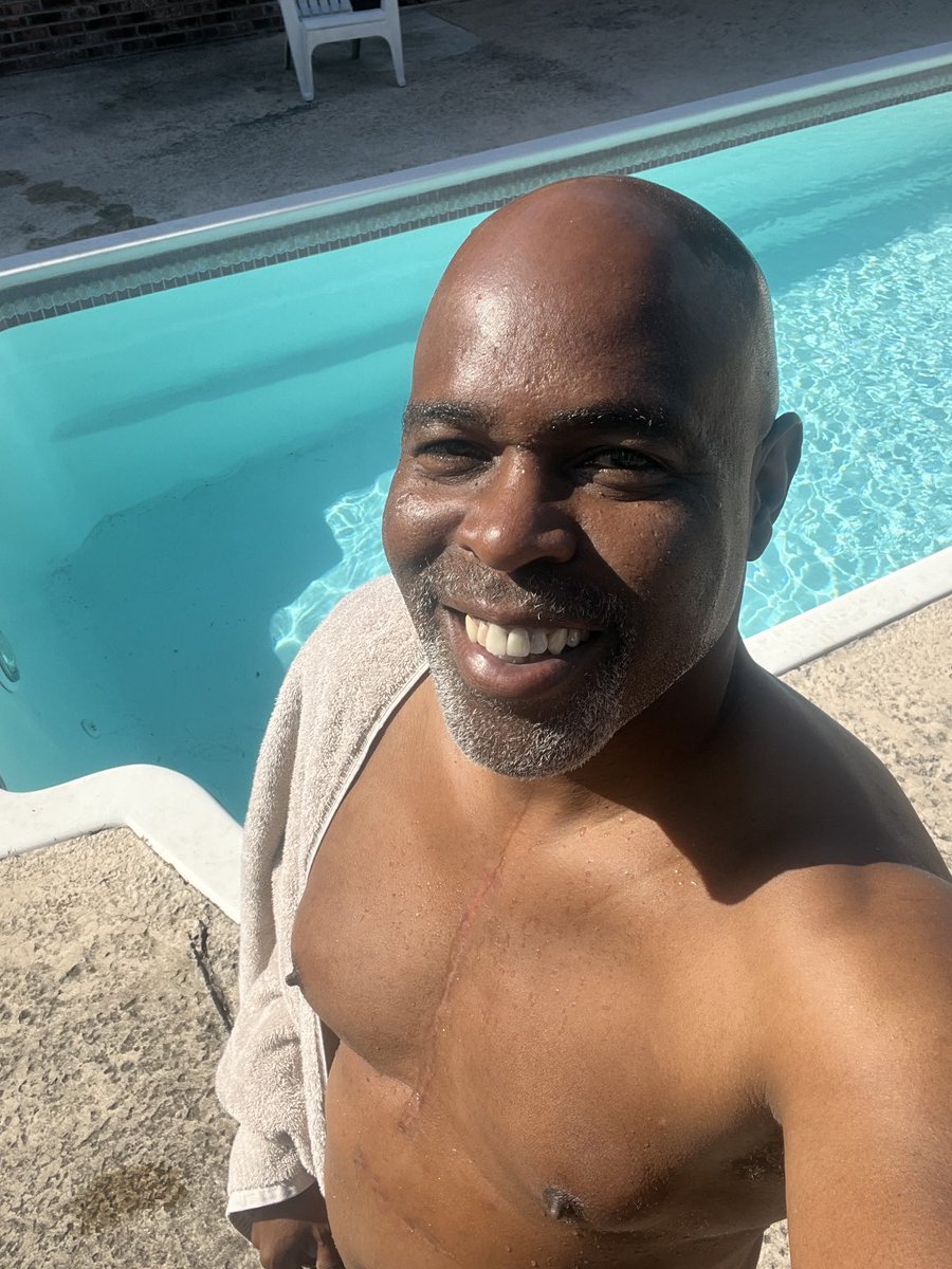 gregoryamccord's tweet image. Had my 3 month post-op appointment, my cardiologist approved me to resume all activities, so I decided to go for a swim! This ordeal has taken a toll on me mentally but my confidence in self is slowly returning, God is good! #nobodyshaming #lovemyscars