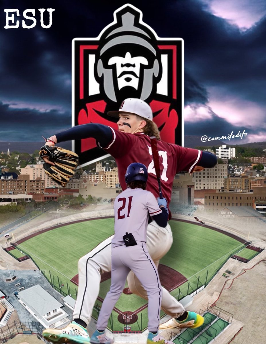 Carson44064632's tweet photo. I would like to thank God and all of my coaches, family and friends who have been next to me throughout this process! With that being said I’m happy to announce that I will be continuing my academic and athletic career at East Stroudsburg University to play baseball ⚾️ https://t.co/sfVzE5BINw