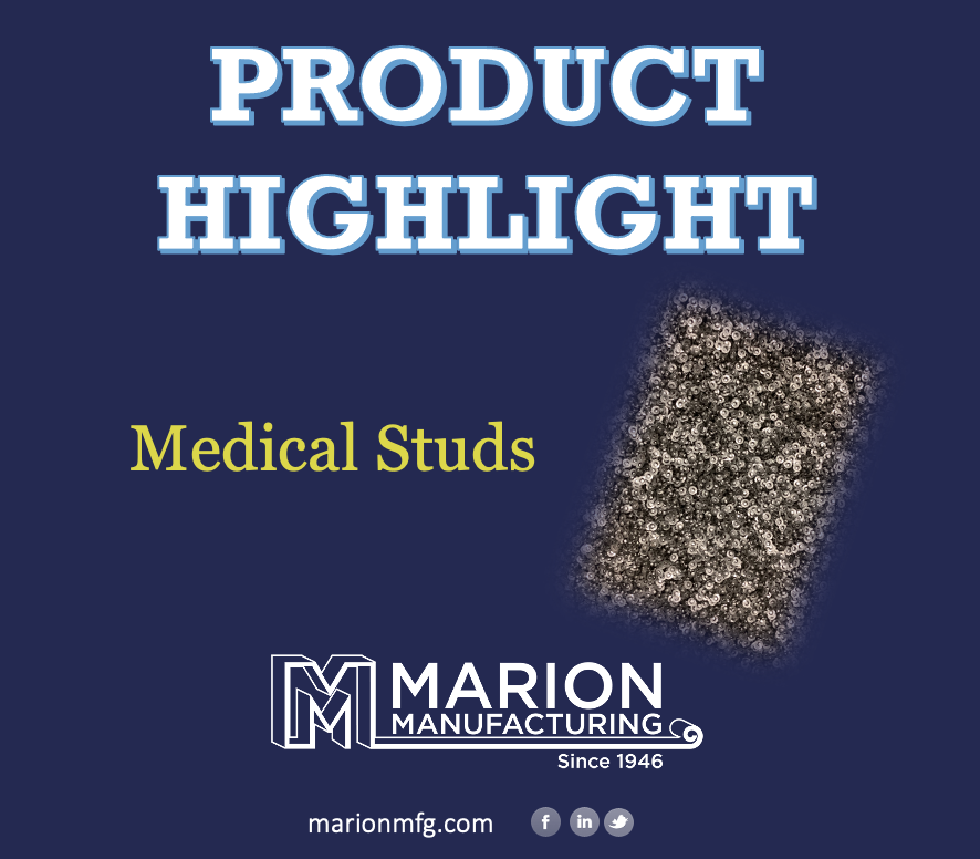 #MedicalStuds Our precision quality and flexible volumes are an ideal fit for a wide range of medical products, including components for monitoring and surgical devices. 
#madeinct #manufacturing #transformCT #metalforming #stamping #connecticut #madeinAmerica   #medical