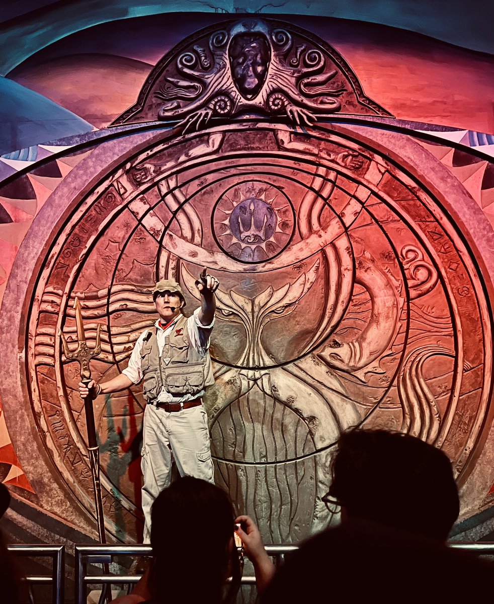 OrlandoDecoded's tweet photo. PSA: In a surprise twist tonight, Darkennon triumphed in battle over Poseidon. As a result, all future tours at Poseidon’s Fury have been cancelled. 🧜‍♂️😉🔱 @UniversalORL #universalorlando #orlando #PoseidonsFury #poseidon #justkidding #TacoTuesday https://t.co/nKnIbyr8bU