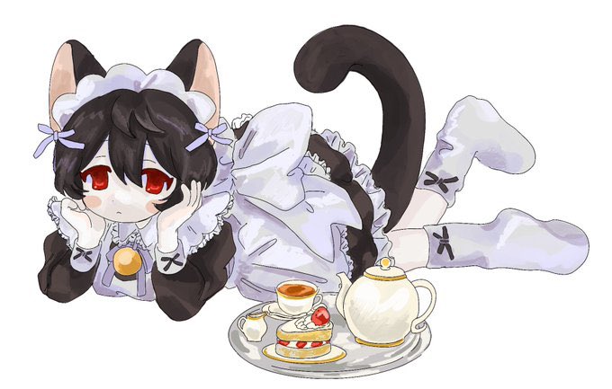 「maid apron teapot」 illustration images(Latest)｜5pages