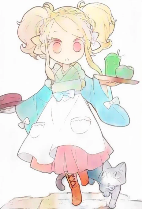 #メイドの日 線画もご一緒にいかがですか #SweetItem