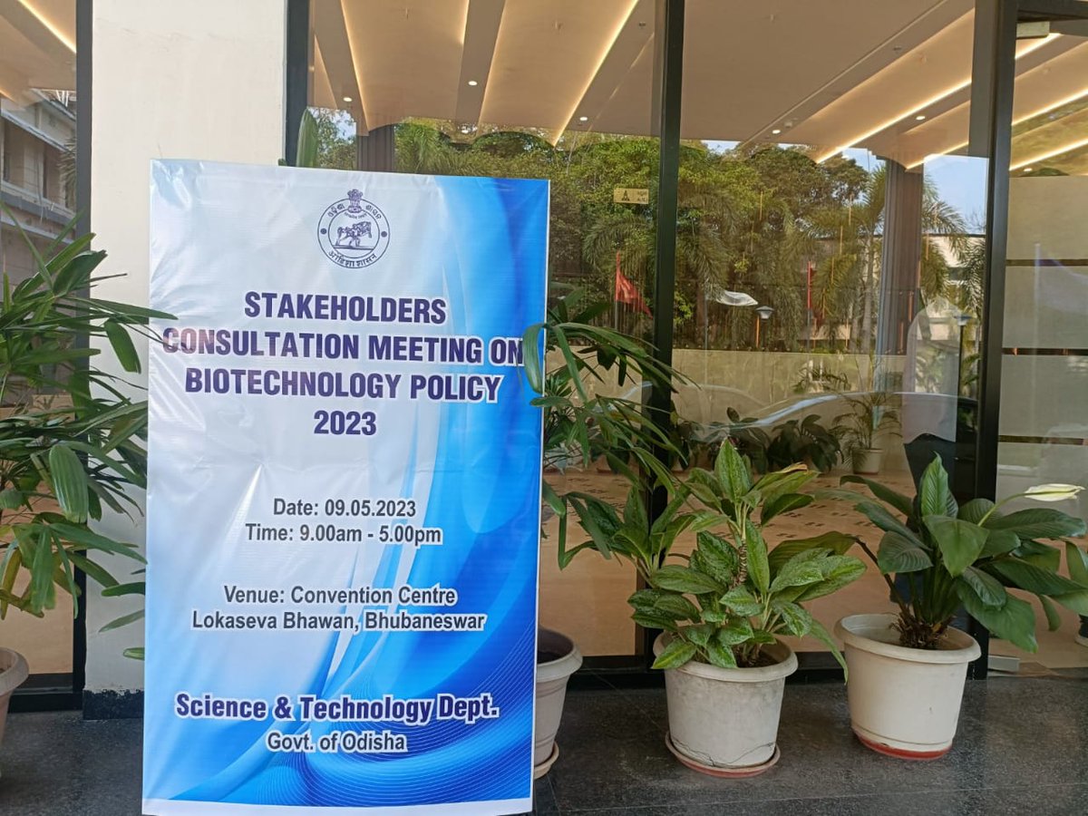 ScAndTechOdisha's tweet photo. @ScAndTechOdisha successfully organised the consultative workshop on the new Biotechnology Policy of the State.  Feedbacks of stakeholders across academia, industry and Government were significant.
@CMO_Odisha @IndiaDST @DBTIndia @BCKIC @InvestInOdisha https://t.co/J25qeIStyp