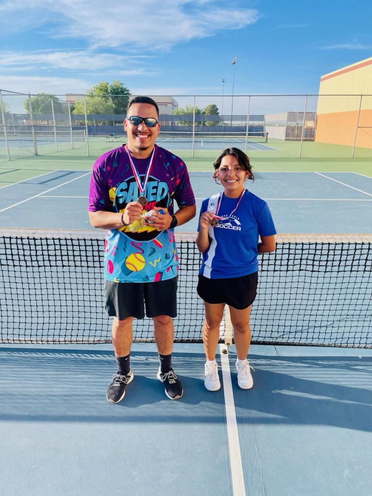 First time ever playing and took home 3rd place!! Thank you Emily for inviting me to be part of your Team!! and Thank You <a href="/SanEliTennis/">San Elizario Tennis</a> for hosting a fun Tennis Tournament!! #sehsthebest
