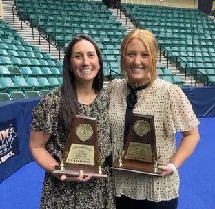 Coach Cobb Frisco ISD Assistant Coach of the year!!!!!!! Grateful for her everyday!! 🧡💙🧡💙