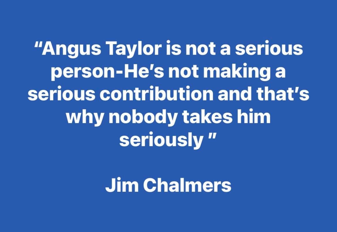 RoyanWg's tweet photo. Couldn’t agree more Jim Chalmers https://t.co/NGd7kWS1ib