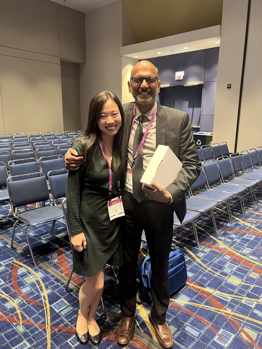 The MOST deserving winner of the @AmerGastroAssn Pancreas Distinguished Mentor Award @SanthiVegeMD. I have the honor of calling him both a mentor - and a friend. He put me on the track towards medical pancreas diseases and I would not be where I am today without him!